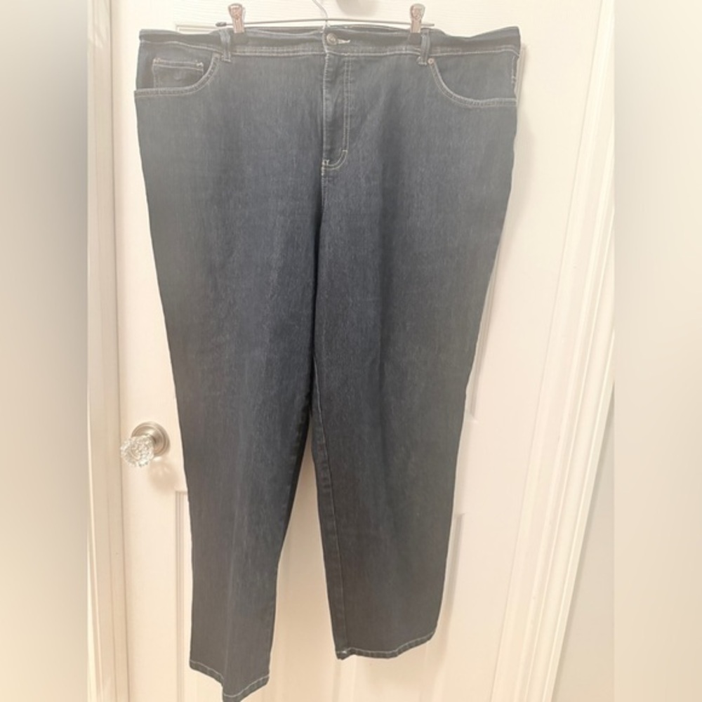 Gloria Vanderbilt Dark Blue Women's 22W Jeans LIKE NEW!  EUC. AD